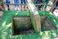 Booby trap made by Vietcong at Cu Chi tunnels area, Vietnam